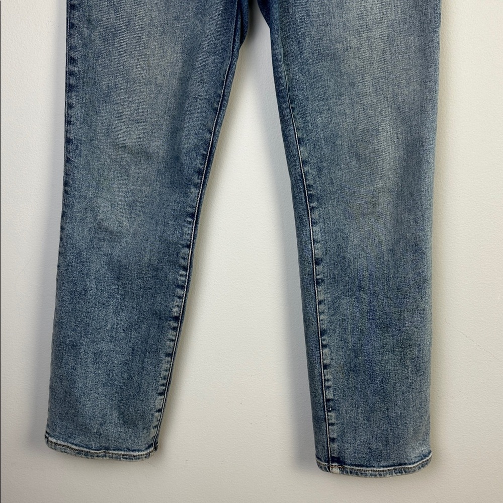 Good American Good Curve Exposed Button High Rise Straight Leg Jean Stretch 6/28 - Picture 5 of 16